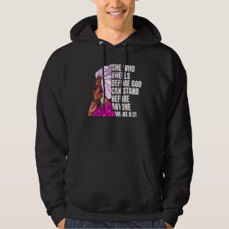 Black Woman African American Quote Black History Hoodie