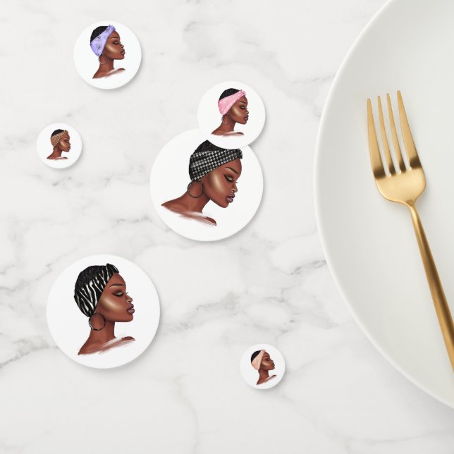 Black Woman Confetti (Group)