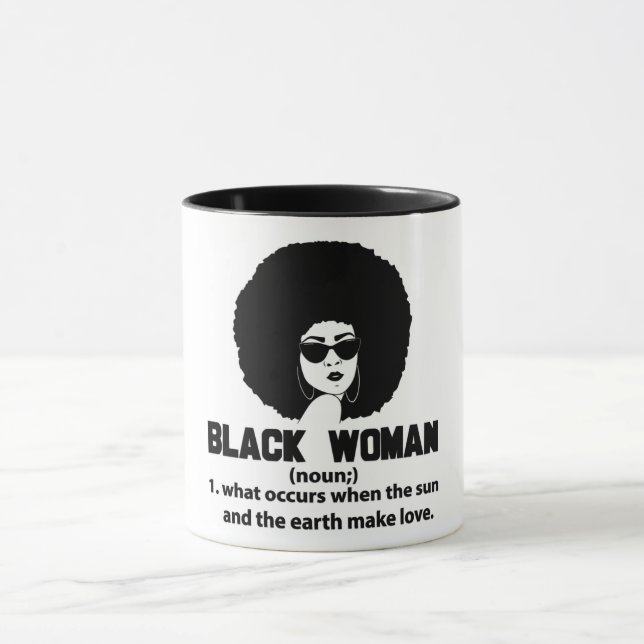 Black Woman Definition Mug (Center)