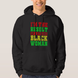 Black Woman Pro Black African American Art Hoodie