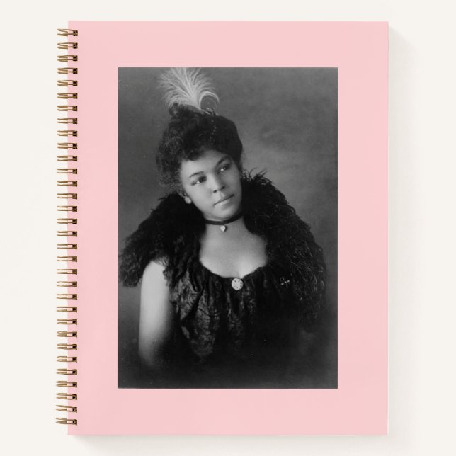 Black Woman with Locket Notebook (Front)