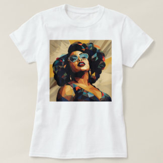 Black Womanhood: Cubist Artistry T-Shirt