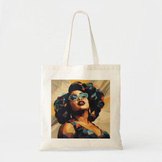 Black Womanhood: Cubist Artistry Tote Bag