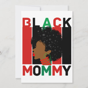 Black women African American melanin sista queen Invitation