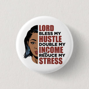 Black women African American melanin women sista 3 Cm Round Badge