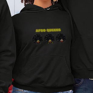 Black Women, Afro Queens - Women's  Hoodie