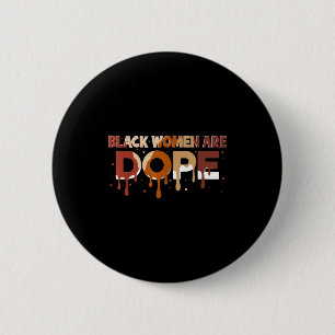 Black Women Are Black History Month Proud Girl Wom 6 Cm Round Badge