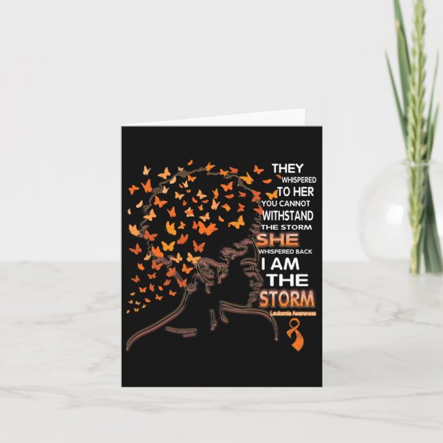 Black Women Awareness  Card (Front)