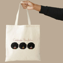 Black Women Celebrate The Afro Tote Bag