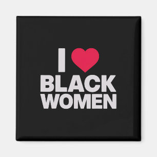 Black Women Gift Heart Black Women Black History M Magnet