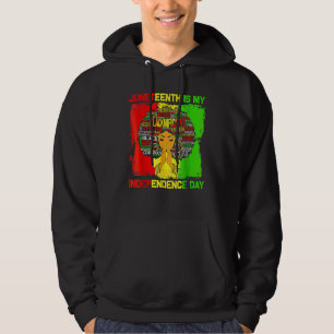 Black Women Is My Independence Day 4th Of July Jun Hoodie