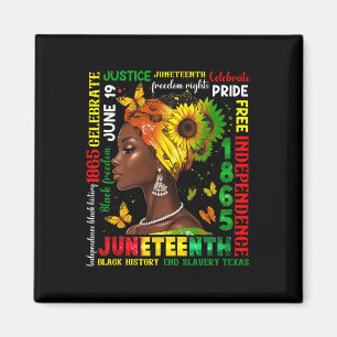 Black Women Juneteenth 1865 Celebrate Black Histor Magnet