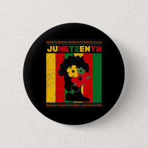 Black Women Juneteenth Pride Women Black History M 6 Cm Round Badge