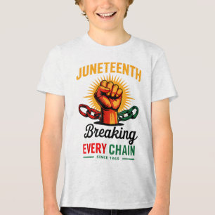 Black Women Juneteenth Shirt Breaking Every Chain