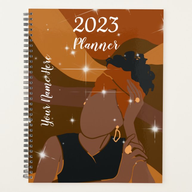 Black Women Magic Planner for Black Women (Front)