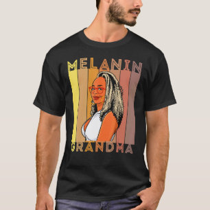 Black Women Melanin Grandma School Teacher Queen A T-Shirt