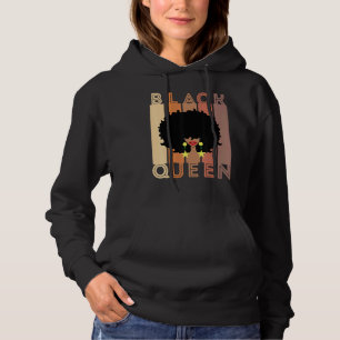 Black Women Melanin Poppin Queen Black Girl Magic  Hoodie