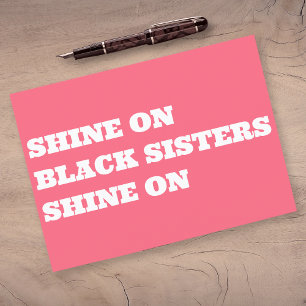 Black Women Motivational Postcard