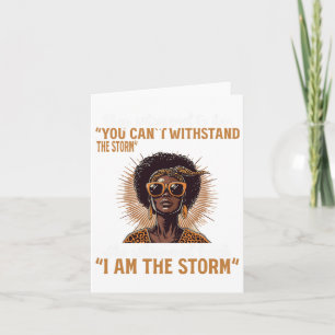Black Women Proud African American Ladies Black Hi Card