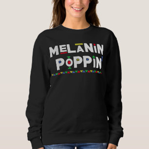 Black Women Queen Melanin African American Pride Sweatshirt