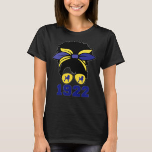 Black Women Sgrho Sigma 1922 Poodle Rho Hand Sign T-Shirt