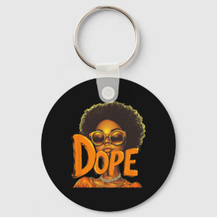 Black Women Unapologetically Drug Juneteenth Afric Key Ring
