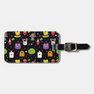 black Wonderland Luggage Tag