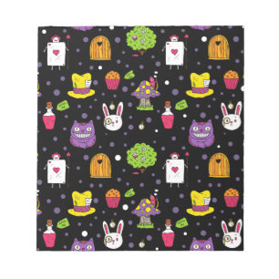 black Wonderland Notepad