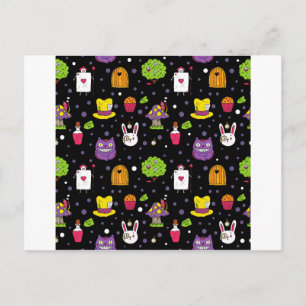 black Wonderland Postcard