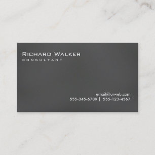 Black Wood Classic Professional Retro Cool Business Card