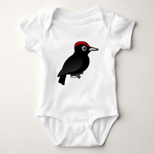 Black Woodpecker Baby Bodysuit