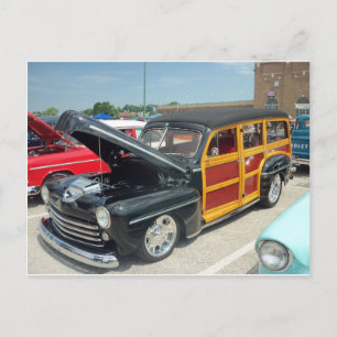 Black Woody Postcard