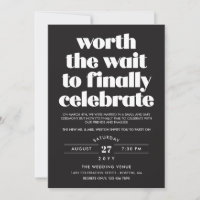 Black Worth the Wait Sequel Wedding Celebration