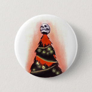 BLACK XMAS: Feliz Navidad 6 Cm Round Badge