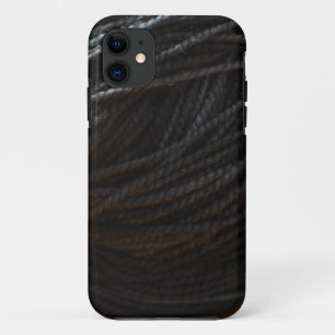 Black Yarn iPhone 11 Case