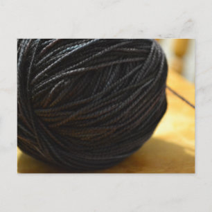 Black Yarn Postcard