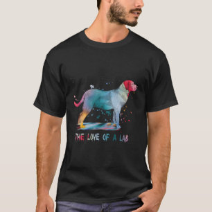 Black Yellow And Chocolate Lab Love Labrador T-Shirt