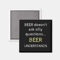 Black yellow and white with beer quote