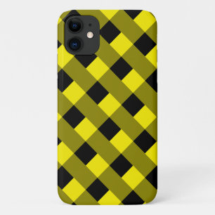 Black & Yellow Checked Case-Mate iPhone Case
