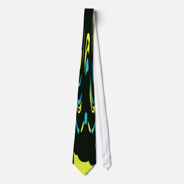 Black & Yellow Deco Tie (Front)