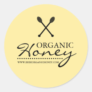 Black & Yellow Honey Business Sticker