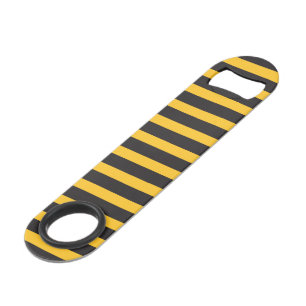 Black Yellow Horizontal Lines Geometric Bee Animal
