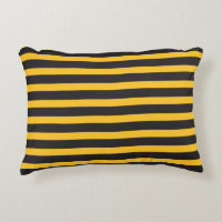 Black Yellow Horizontal Lines Geometric Bee Animal