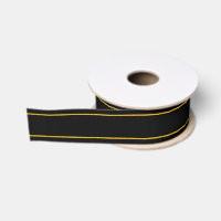 Black Yellow Trim Preppy Sports Team School