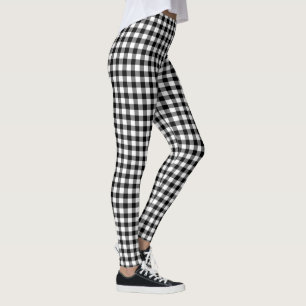 Black & Your Color Gingham - Leggings