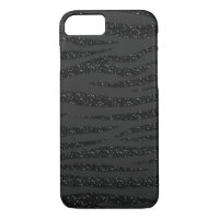 Black Zebra Glitter