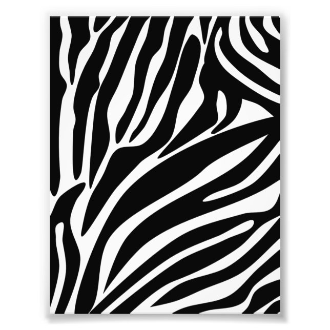 Black Zebra Print Pattern (Front)