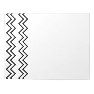 Black Zigzag Notepad