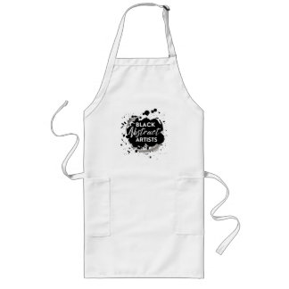 BlackAbstractArtists Apron Smock