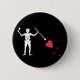 Blackbeard 6 Cm Round Badge